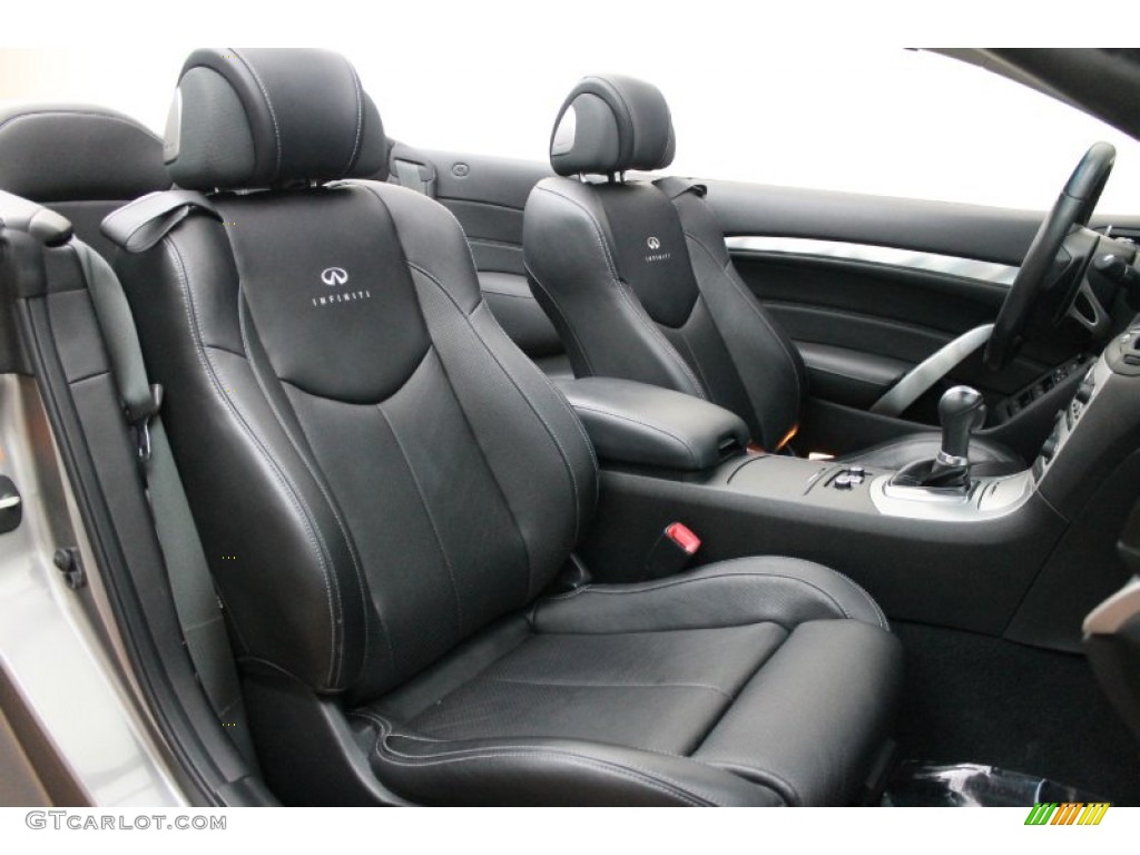 2009 Infiniti G 37 S Sport Convertible Front Seat Photo #77662760