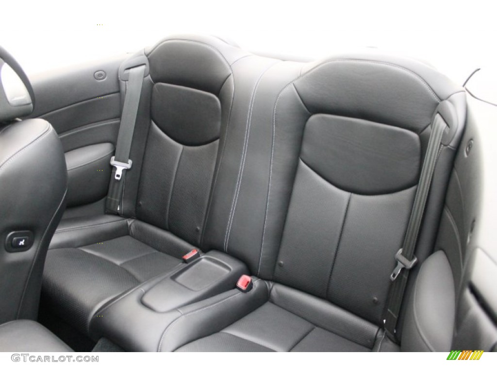 2009 Infiniti G 37 S Sport Convertible Rear Seat Photo #77662774