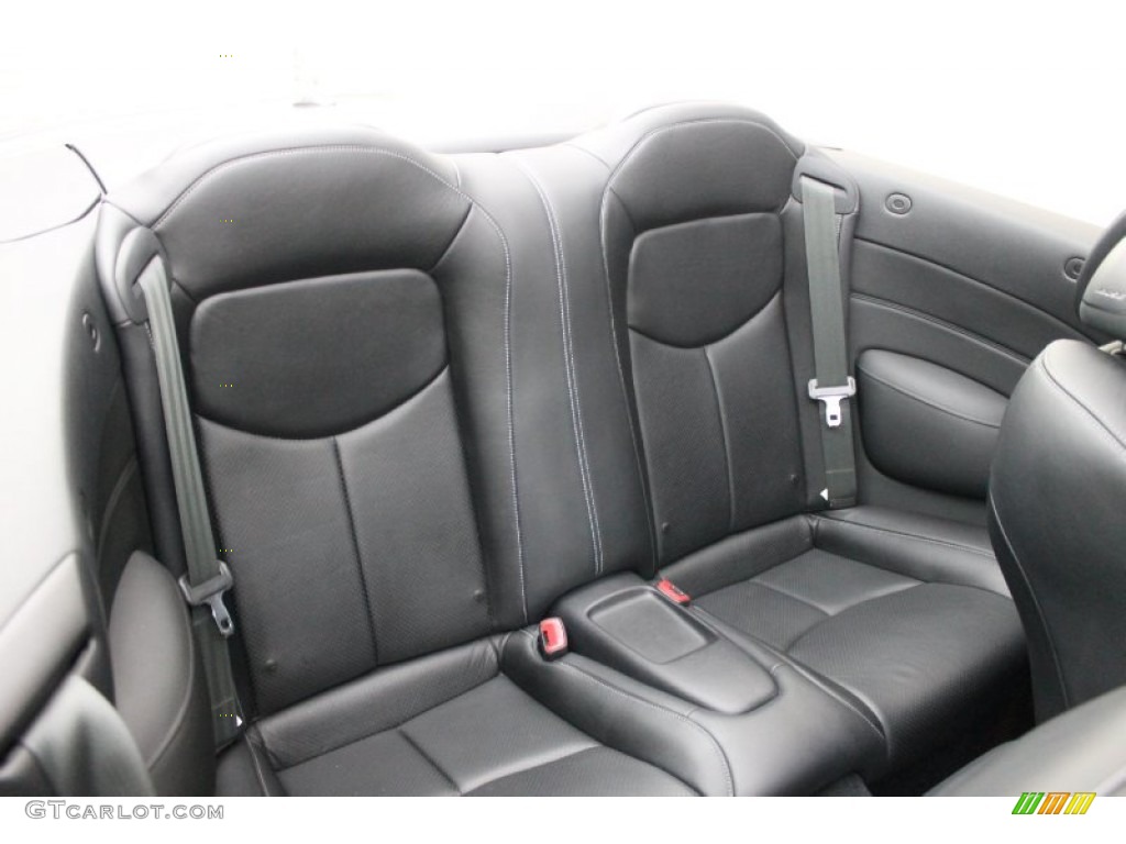 2009 Infiniti G 37 S Sport Convertible Rear Seat Photo #77662788