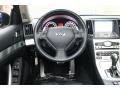 Graphite 2009 Infiniti G 37 S Sport Convertible Steering Wheel