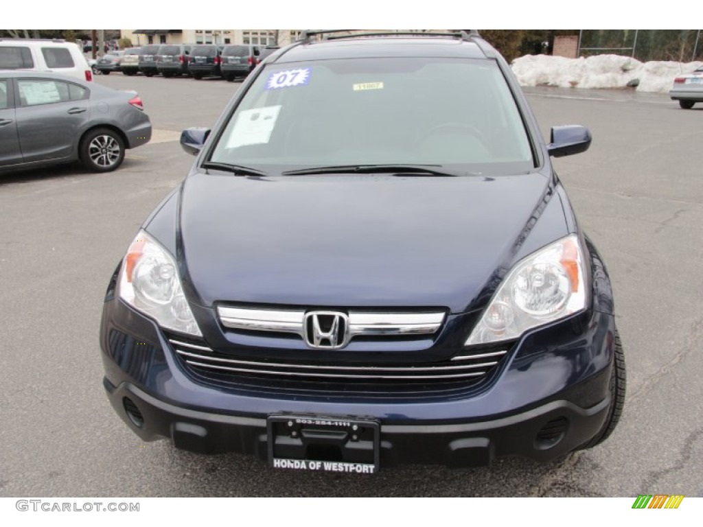 2007 CR-V EX-L 4WD - Royal Blue Pearl / Black photo #2