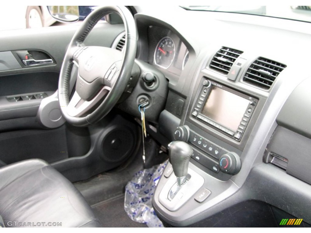 2007 CR-V EX-L 4WD - Royal Blue Pearl / Black photo #4