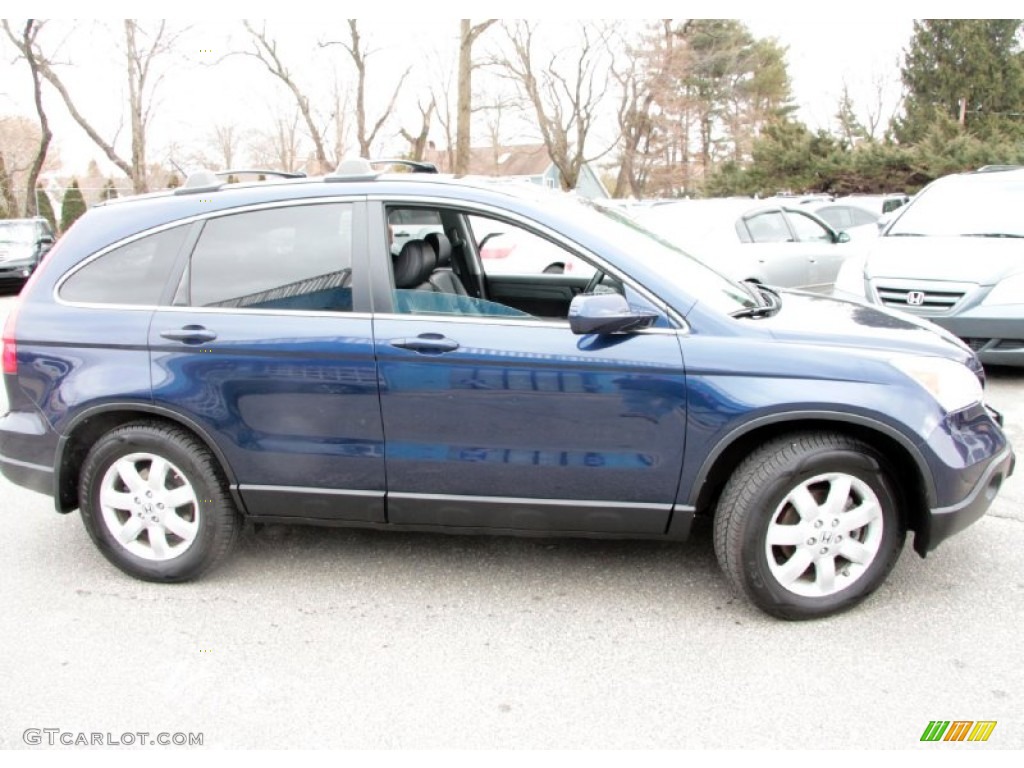 2007 CR-V EX-L 4WD - Royal Blue Pearl / Black photo #5