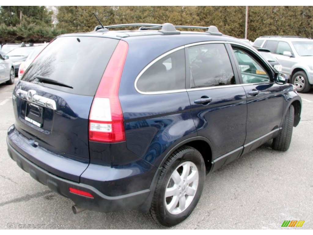 2007 CR-V EX-L 4WD - Royal Blue Pearl / Black photo #6
