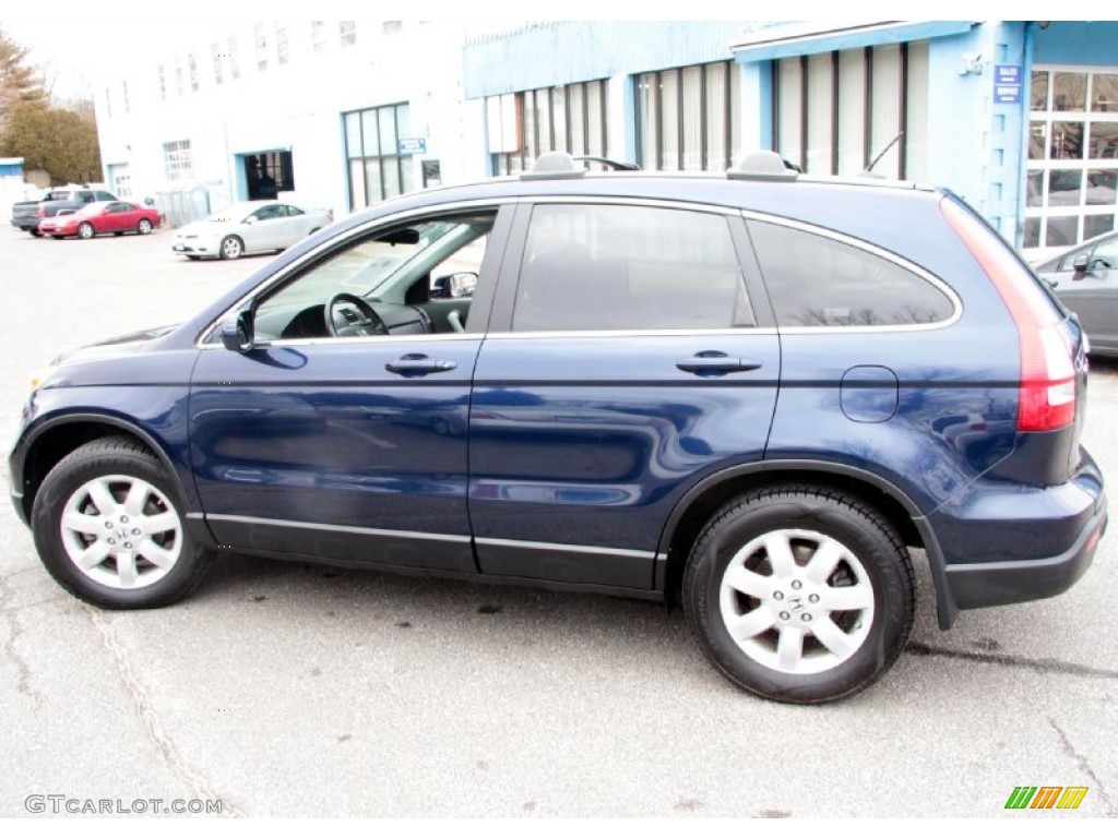 2007 CR-V EX-L 4WD - Royal Blue Pearl / Black photo #11