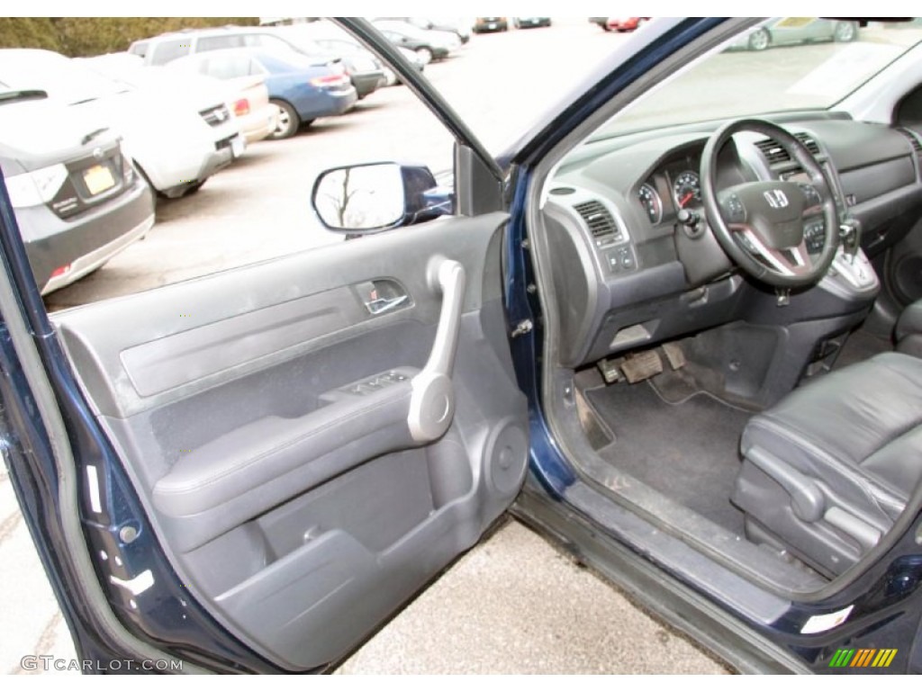 2007 CR-V EX-L 4WD - Royal Blue Pearl / Black photo #12