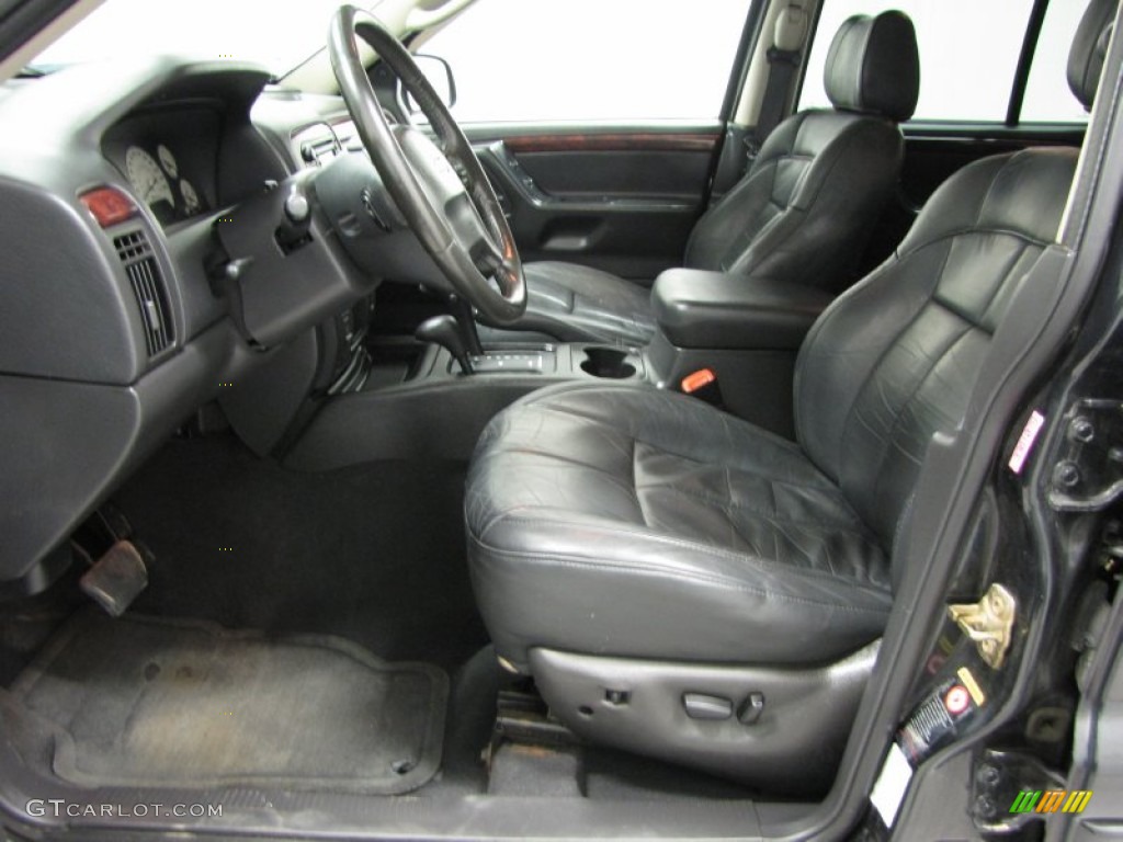 2004 Grand Cherokee Limited 4x4 - Brillant Black Crystal Pearl / Dark Slate Gray photo #8