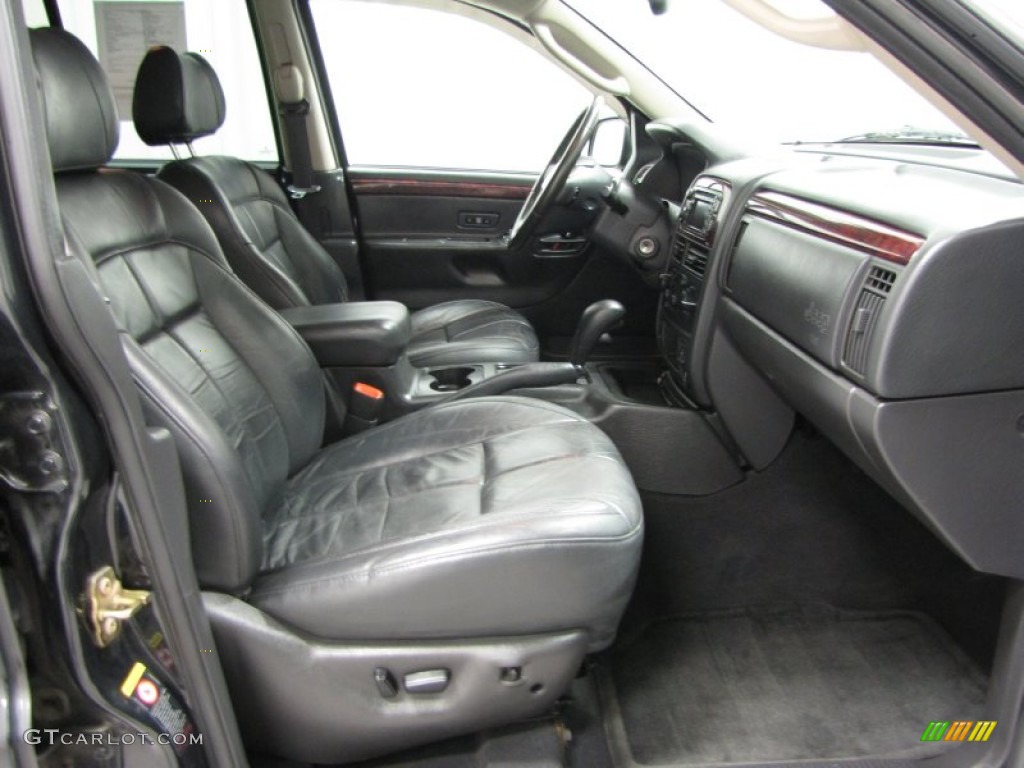 2004 Grand Cherokee Limited 4x4 - Brillant Black Crystal Pearl / Dark Slate Gray photo #11