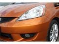 2011 Orange Revolution Metallic Honda Fit Sport  photo #25