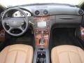 2009 Mercedes-Benz CLK Black/Cappuccino Interior Dashboard Photo