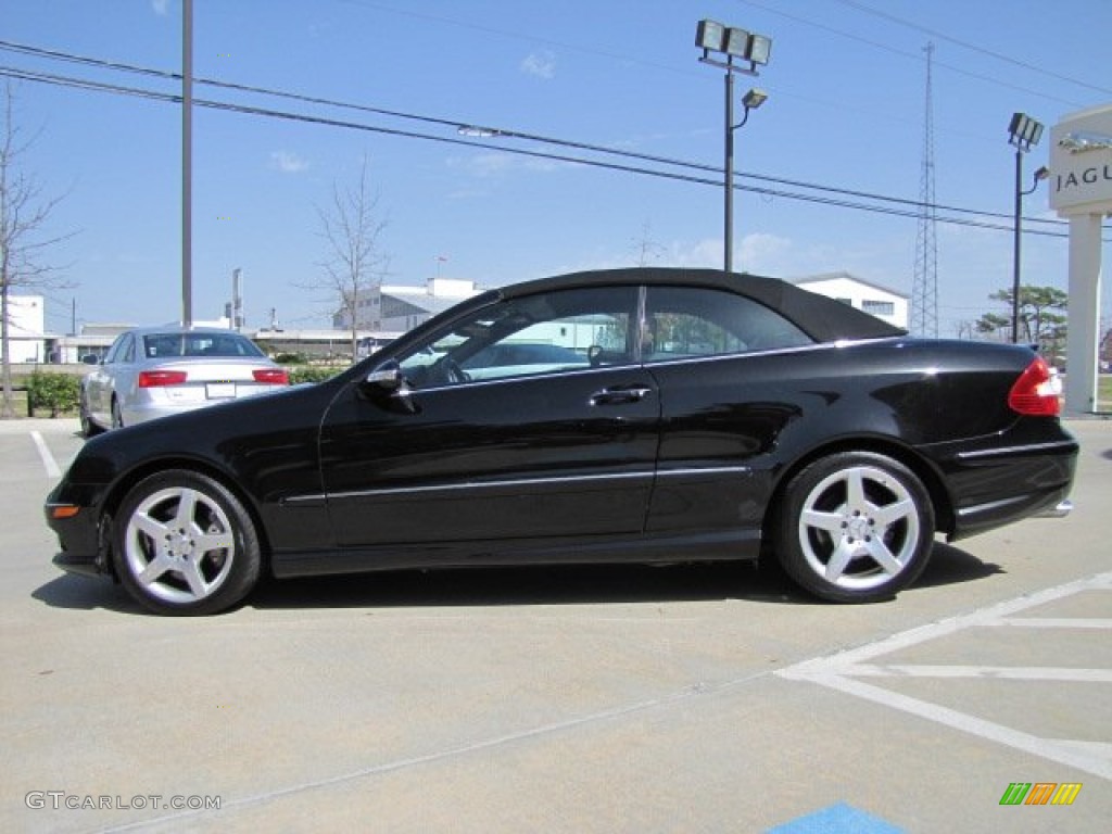 Black 2009 Mercedes-Benz CLK 350 Cabriolet Exterior Photo #77665224