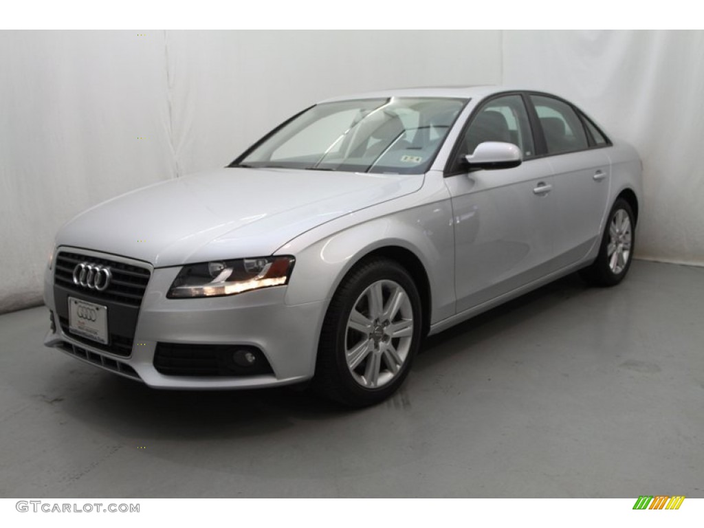 2011 A4 2.0T Sedan - Ice Silver Metallic / Light Gray photo #10