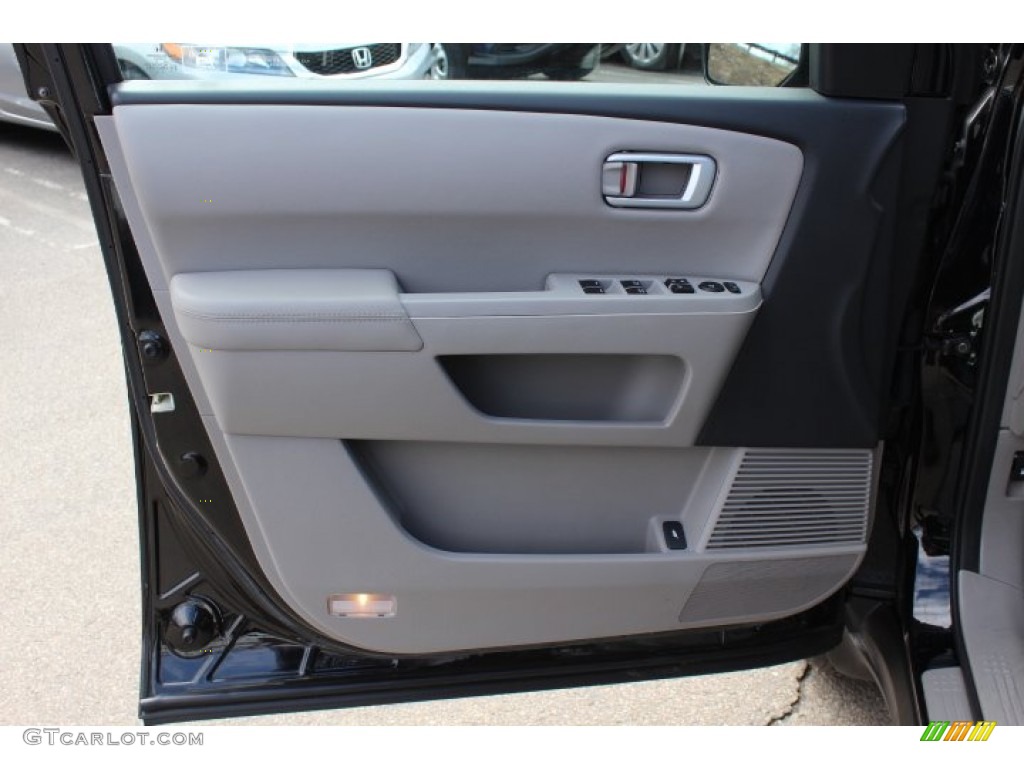2011 Honda Pilot EX-L 4WD Gray Door Panel Photo #77665719