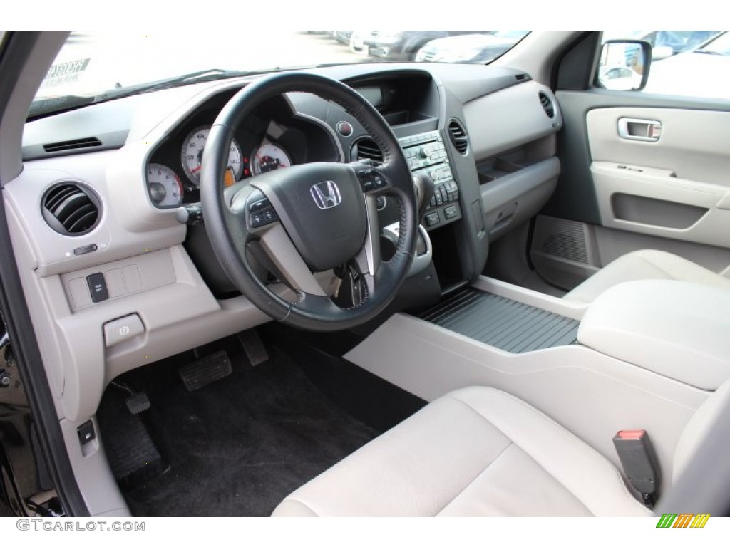 Gray Interior 2011 Honda Pilot EX-L 4WD Photo #77665737