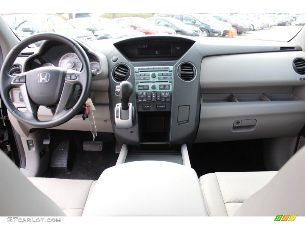 2011 Honda Pilot EX-L 4WD Gray Dashboard Photo #77665773