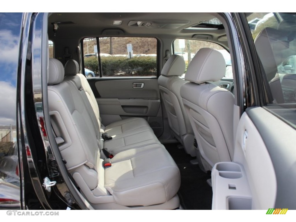 Gray Interior 2011 Honda Pilot EX-L 4WD Photo #77665899