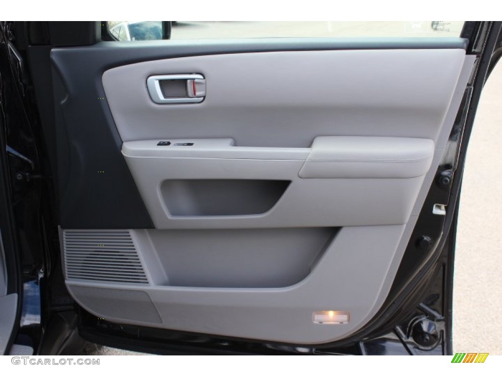 2011 Honda Pilot EX-L 4WD Gray Door Panel Photo #77665942