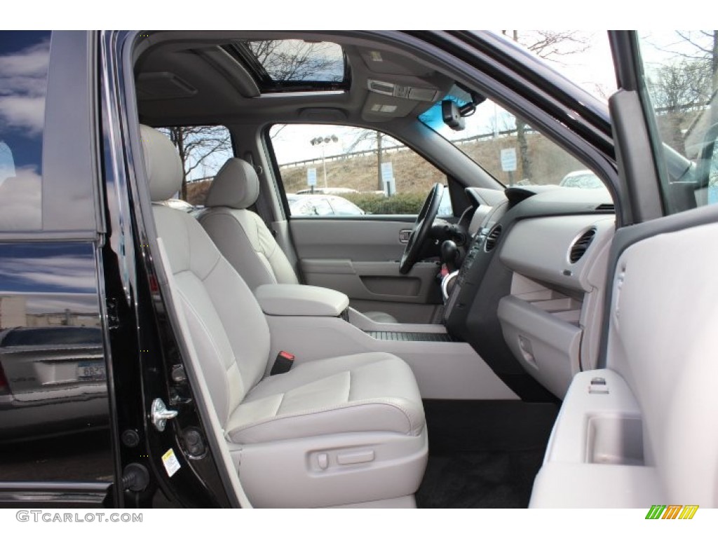 Gray Interior 2011 Honda Pilot EX-L 4WD Photo #77665986