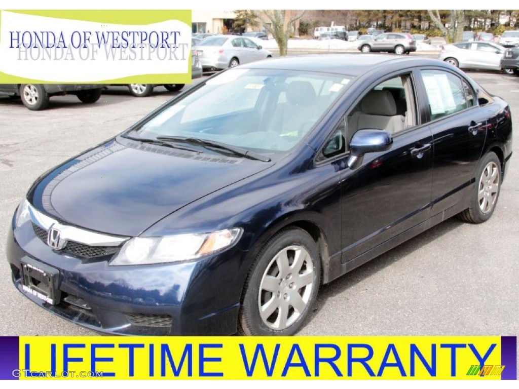 Royal Blue Pearl Honda Civic