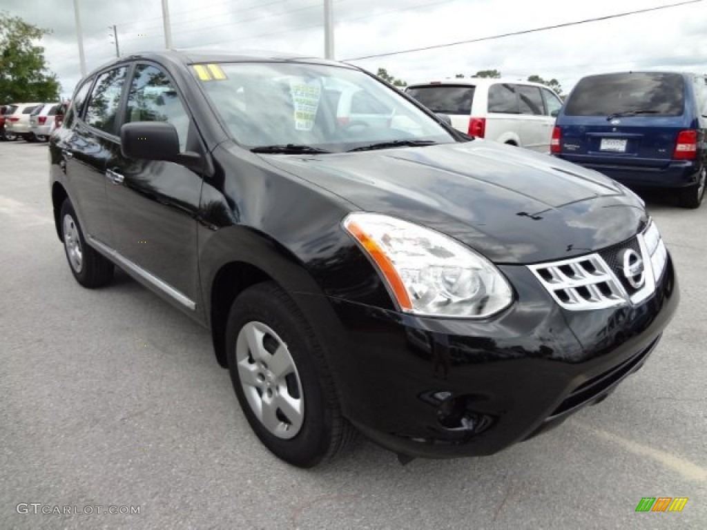 2011 Rogue S - Wicked Black / Gray photo #11
