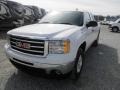 2013 Summit White GMC Sierra 1500 SLE Extended Cab 4x4  photo #3