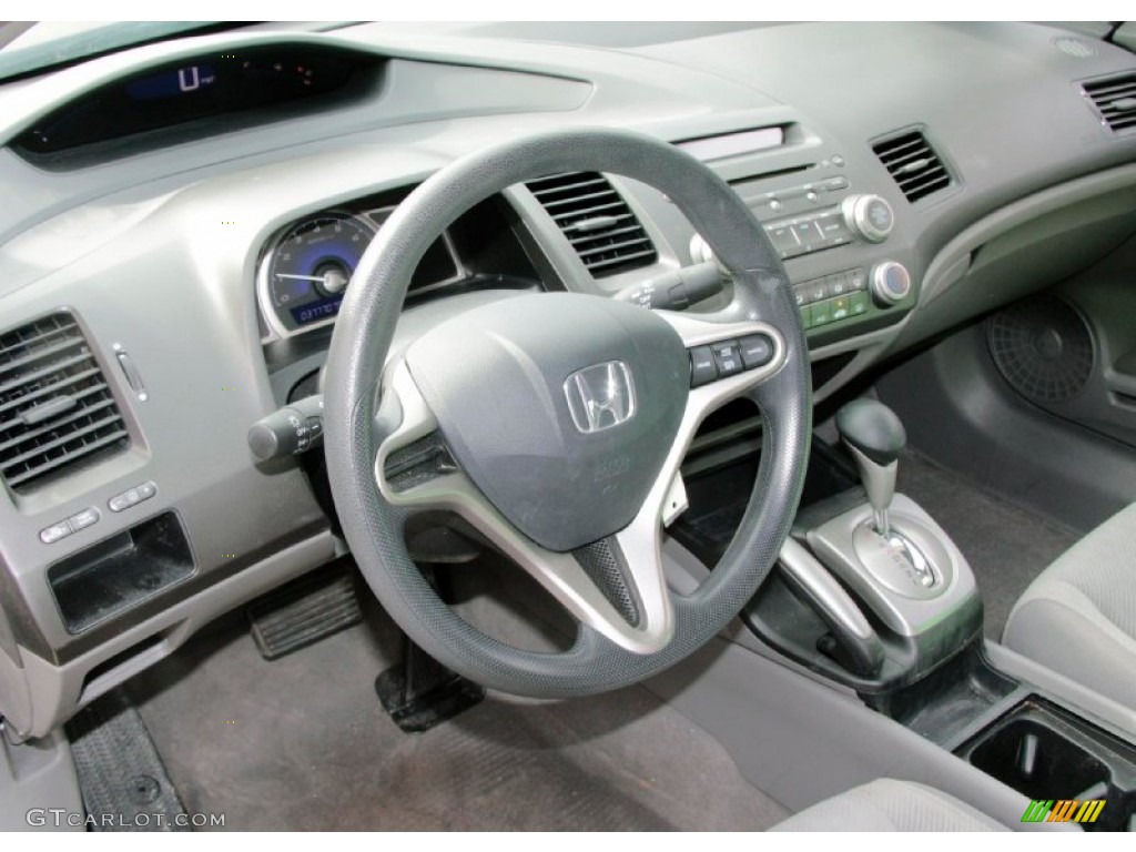 2010 Civic LX Sedan - Royal Blue Pearl / Gray photo #5