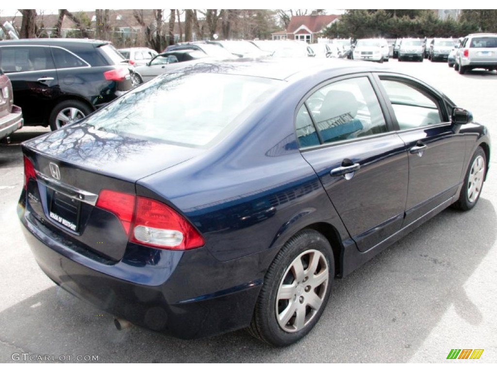 2010 Civic LX Sedan - Royal Blue Pearl / Gray photo #6