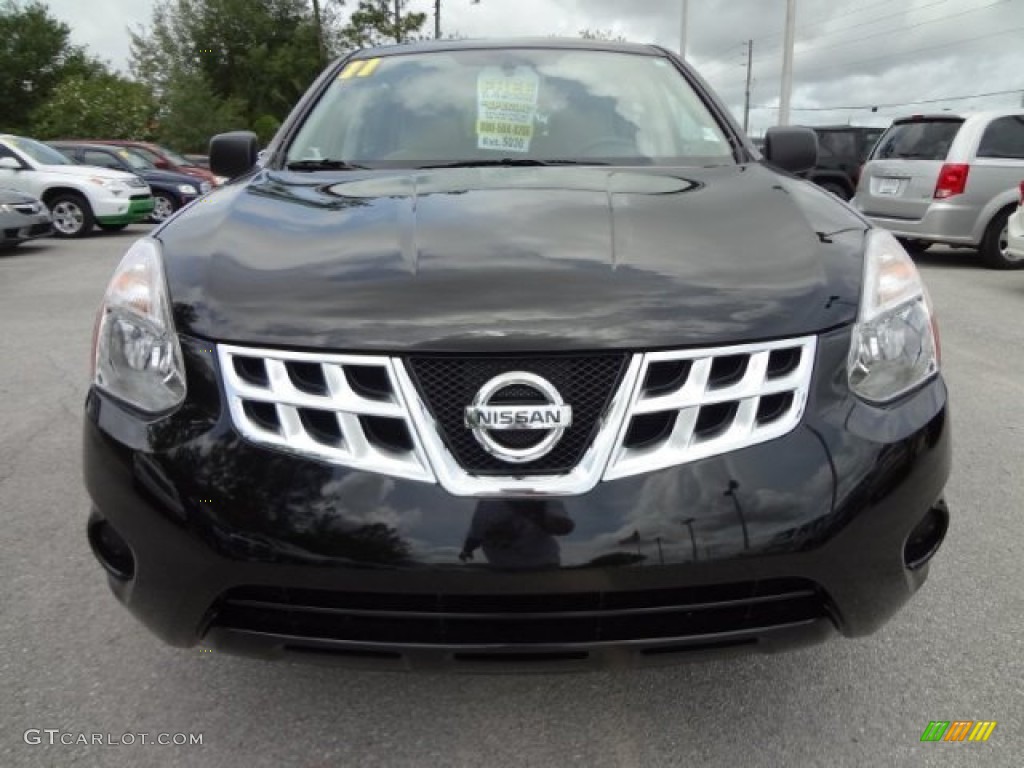 2011 Rogue S - Wicked Black / Gray photo #14