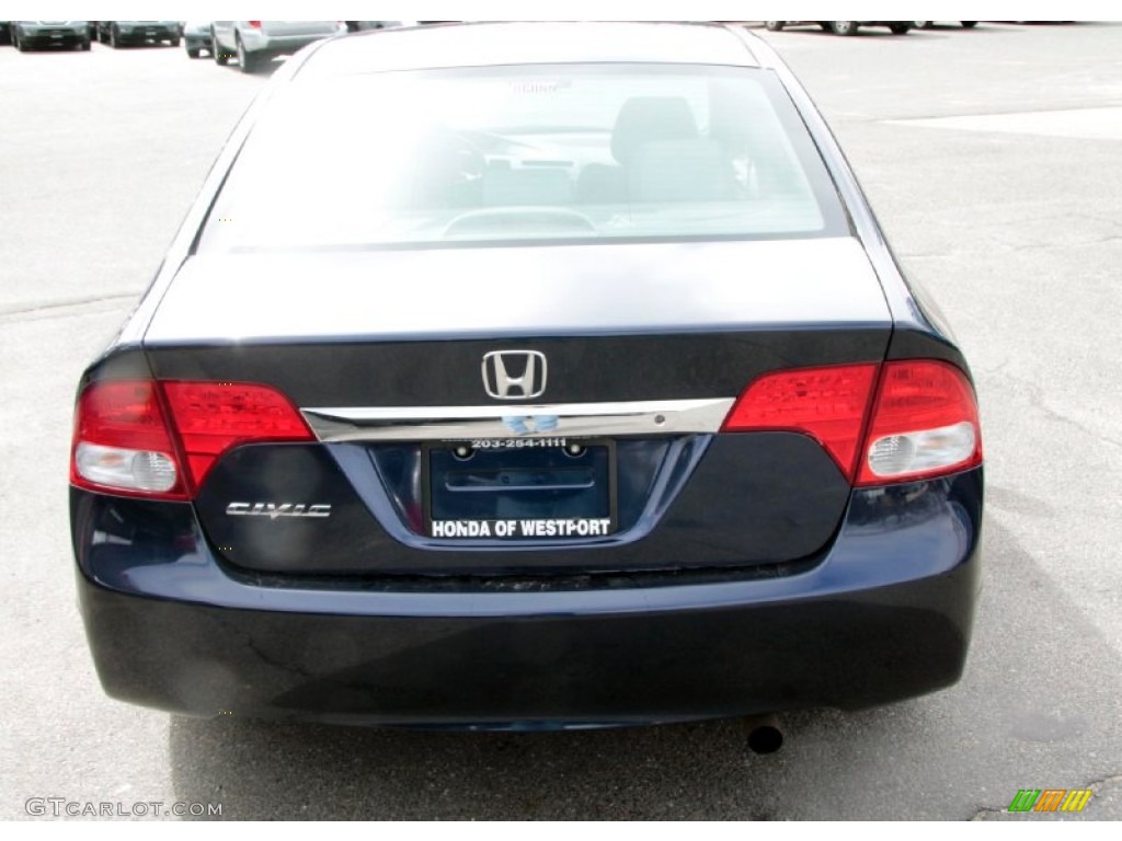 2010 Civic LX Sedan - Royal Blue Pearl / Gray photo #8