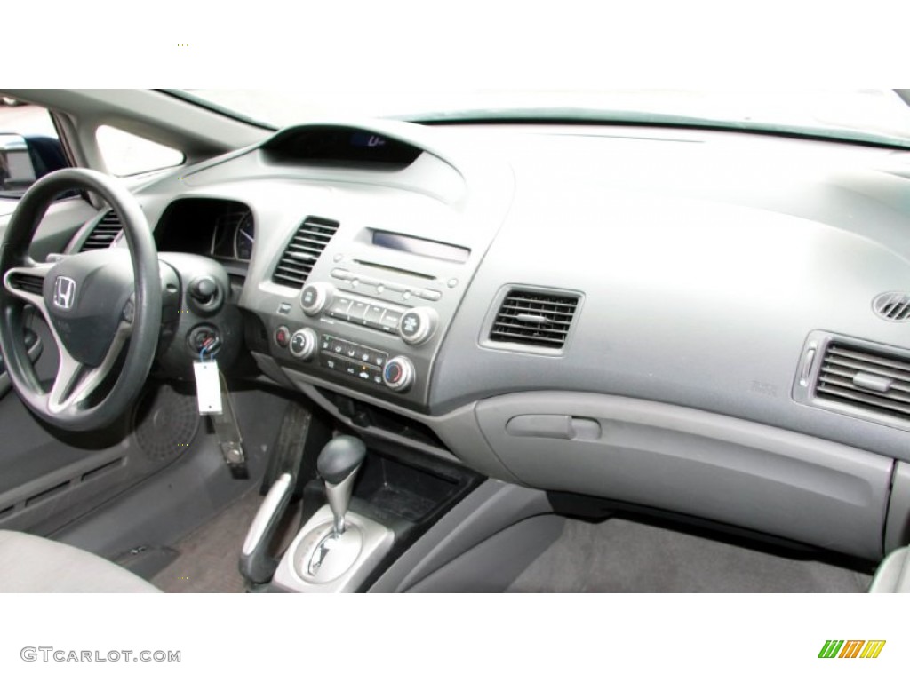 2010 Civic LX Sedan - Royal Blue Pearl / Gray photo #9