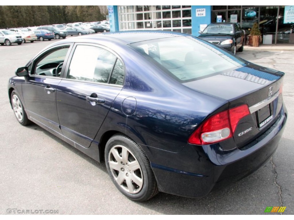 2010 Civic LX Sedan - Royal Blue Pearl / Gray photo #10