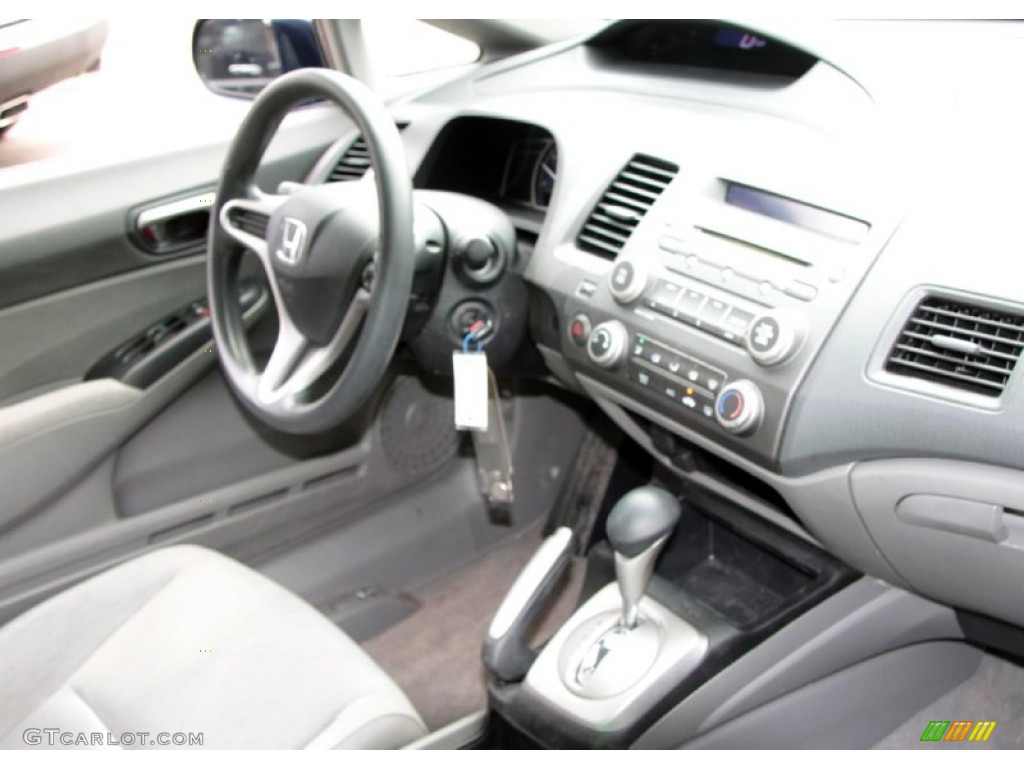 2010 Civic LX Sedan - Royal Blue Pearl / Gray photo #13