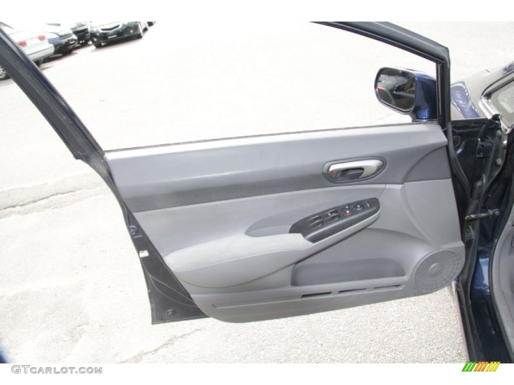 2010 Civic LX Sedan - Royal Blue Pearl / Gray photo #17