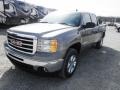 2013 Steel Gray Metallic GMC Sierra 1500 SLE Crew Cab 4x4  photo #3
