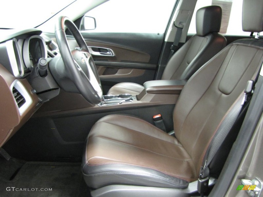 Brownstone/Jet Black Interior 2011 Chevrolet Equinox LT AWD Photo #77666768