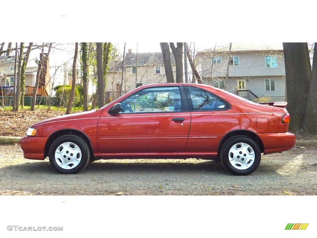 Yellow Red Pearl Metallic 1998 Nissan 200SX Coupe Exterior Photo #77666830