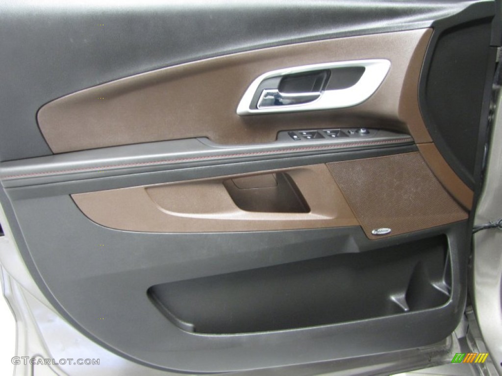 2011 Chevrolet Equinox LT AWD Brownstone/Jet Black Door Panel Photo #77666850