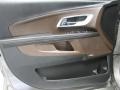 Brownstone/Jet Black 2011 Chevrolet Equinox LT AWD Door Panel