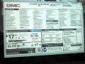 2013 GMC Sierra 1500 SLE Crew Cab 4x4 Window Sticker