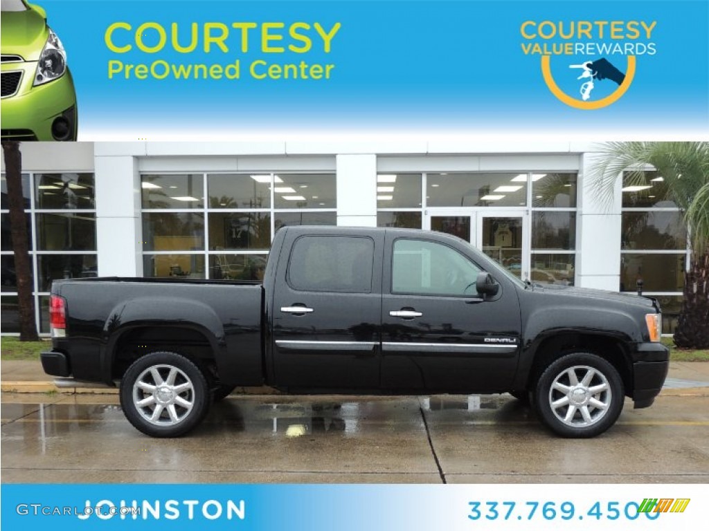 2012 Sierra 1500 Denali Crew Cab - Onyx Black / Ebony photo #1