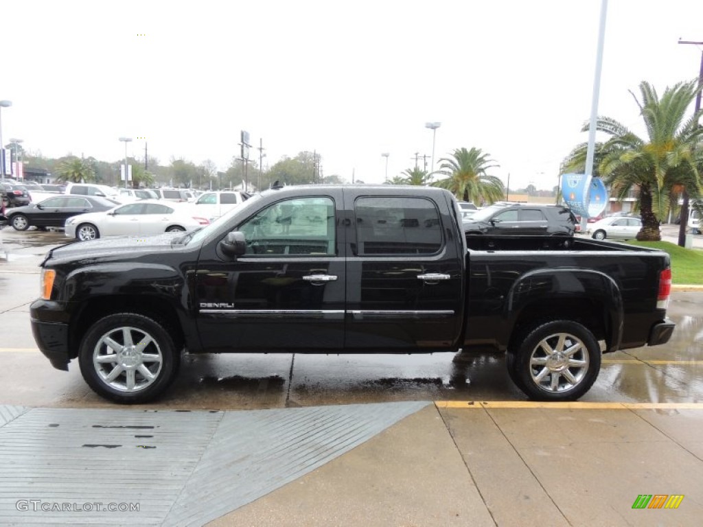Onyx Black 2012 GMC Sierra 1500 Denali Crew Cab Exterior Photo #77667525