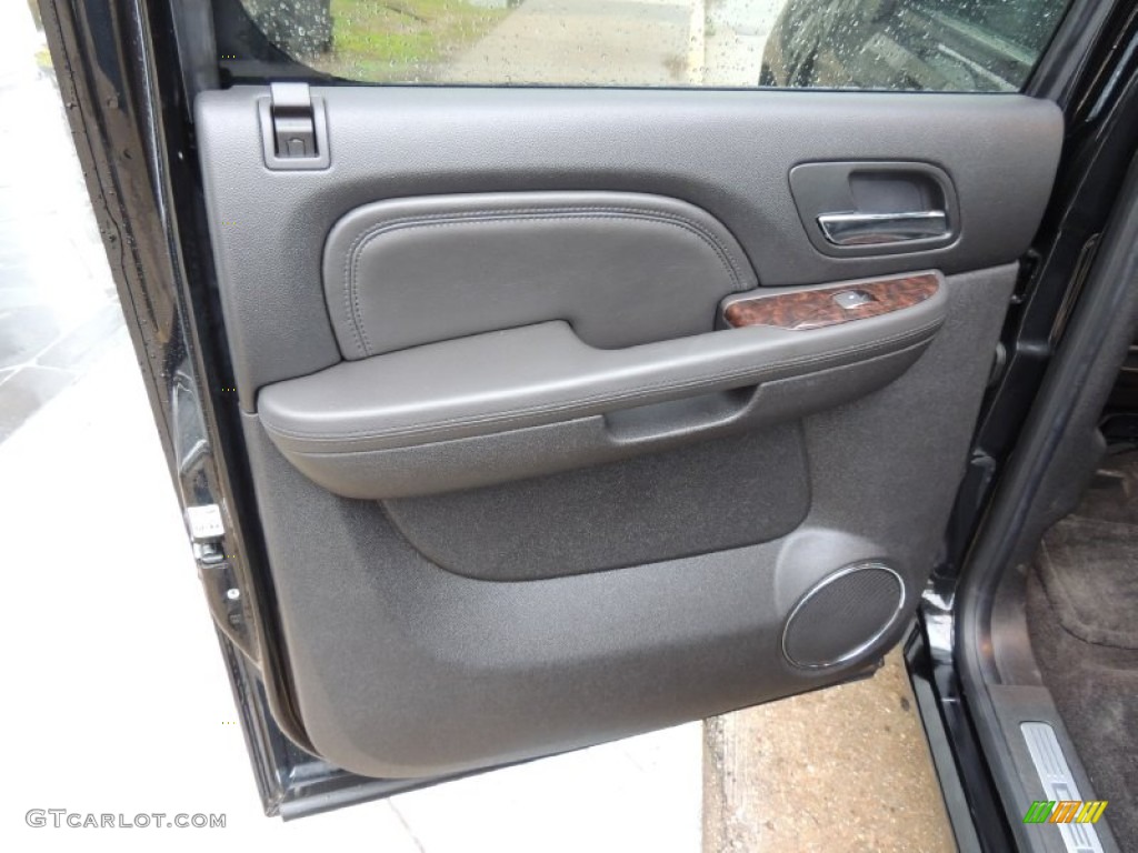 2012 GMC Sierra 1500 Denali Crew Cab Ebony Door Panel Photo #77667657
