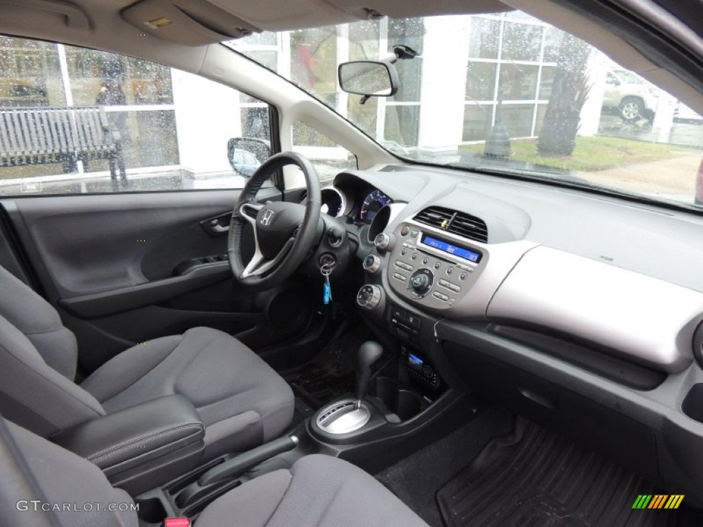 Gray Interior 2012 Honda Fit Standard Fit Model Photo #77668098