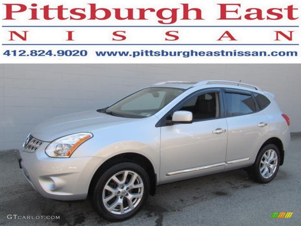2011 Rogue SL AWD - Silver Ice Metallic / Black photo #1