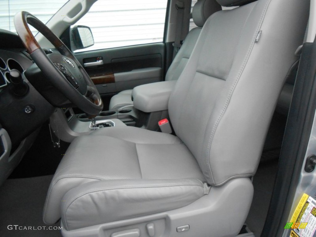 Graphite Gray Interior 2011 Toyota Tundra Limited CrewMax 4x4 Photo #77668869