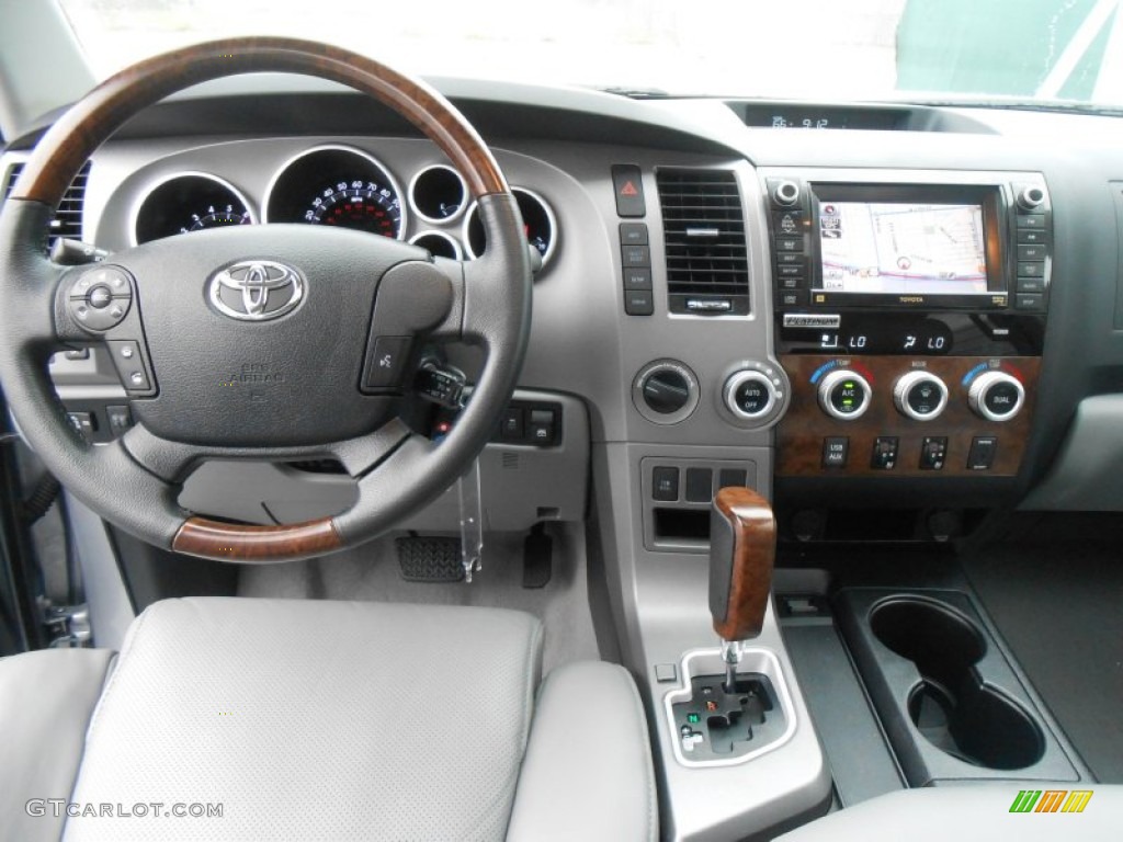 2011 Toyota Tundra Limited CrewMax 4x4 Graphite Gray Dashboard Photo #77668923