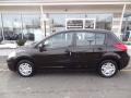 2010 Espresso Black Nissan Versa 1.8 S Hatchback  photo #3