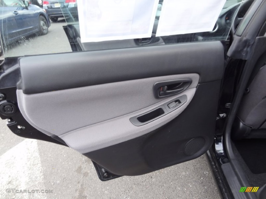 2007 Subaru Impreza 2.5i Sedan Anthracite Black Door Panel Photo #77670795
