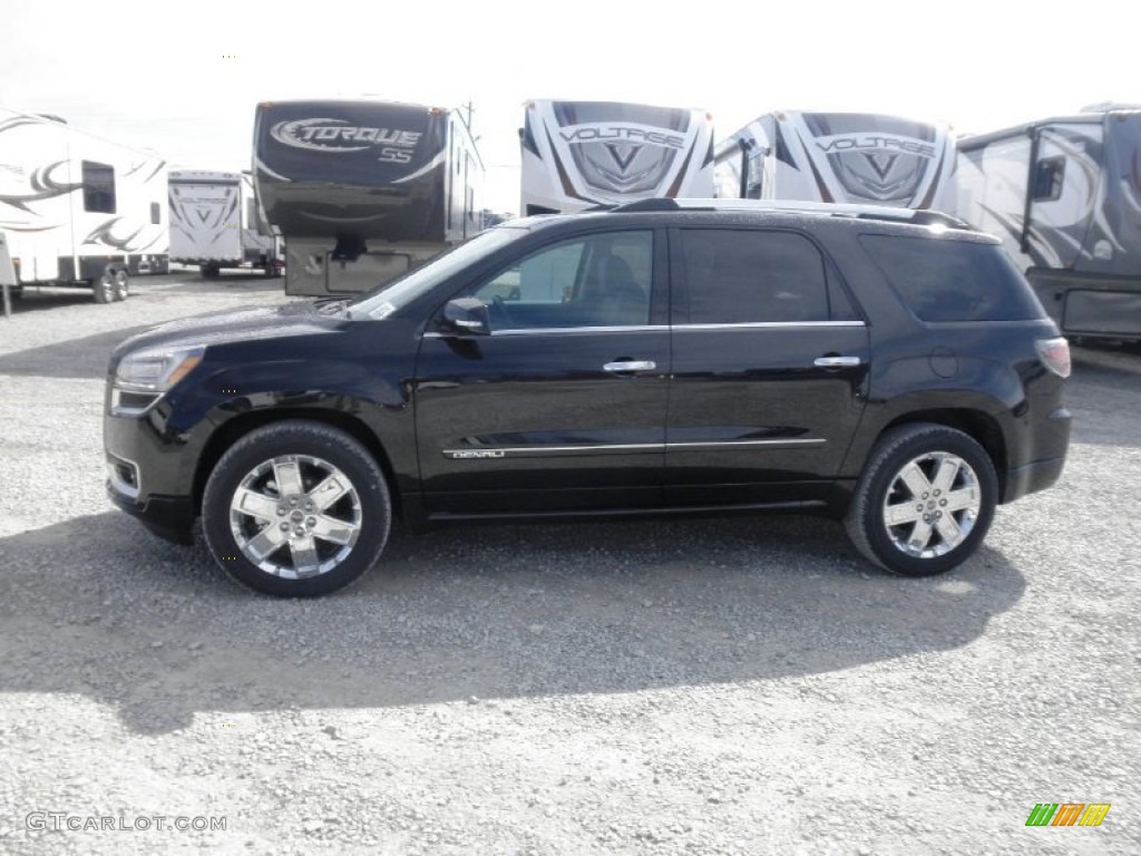 2013 Acadia Denali - Carbon Black Metallic / Ebony photo #4