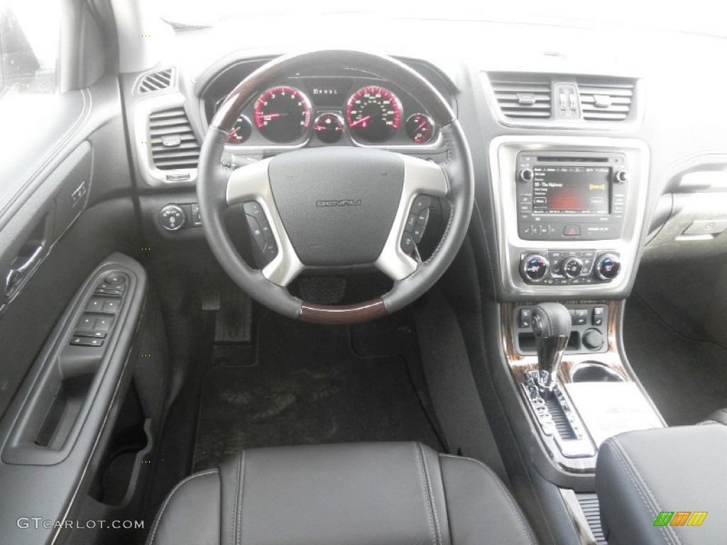 2013 Acadia Denali - Carbon Black Metallic / Ebony photo #22